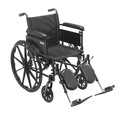 Drive Medical Cruiser X4 Lightweight Dual Axle Wheelchair - 16" Seat cx416adfa-elr